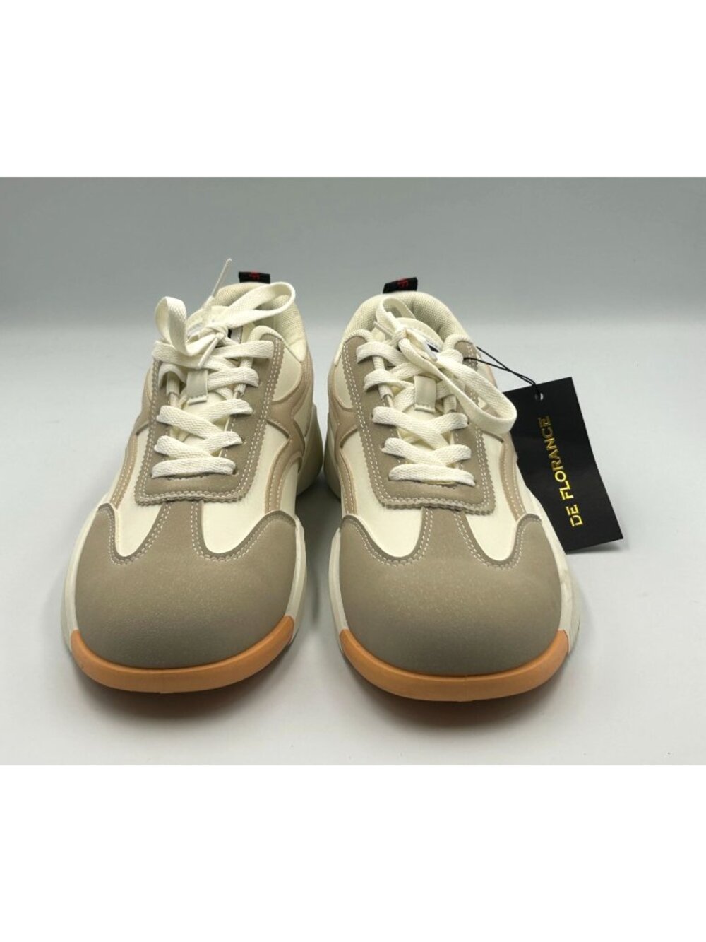 NWT De Florance Women's Beige White Cloudea Arch Support Sneakers Size 10 3330 - Picture 6 of 16